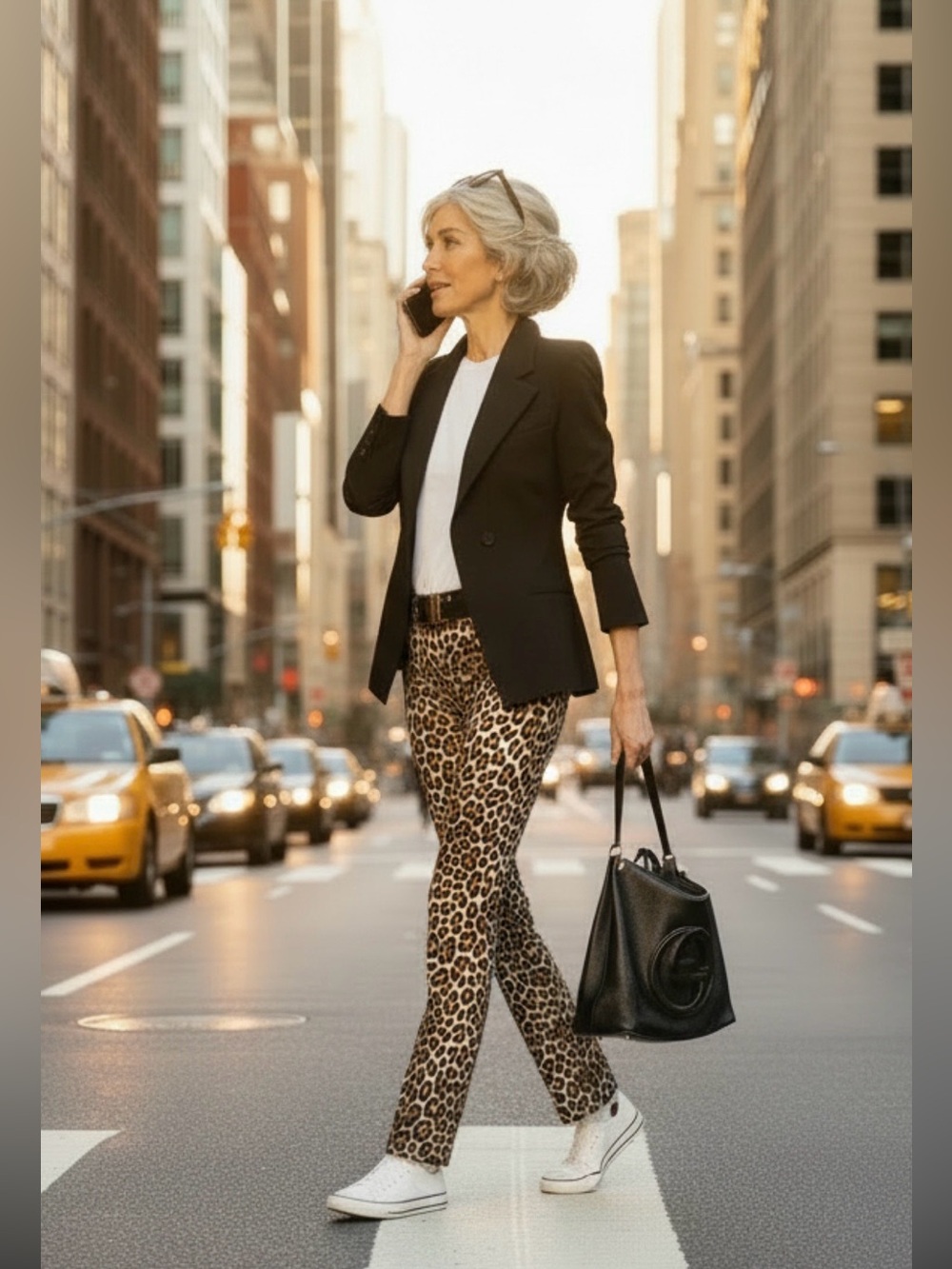 Old Navy Stevie Leopard Print Pants – Size XL